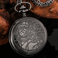 En gros, Accessoires Steampunk Vintage : Montre de Poche Astrologique Time Lords, Pendentif Médaillon Collier Dr W avec Chaîne, Mouvement à Quartz