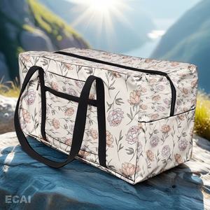กระเป๋าเดินทางกันน้ำพับเก็บได้, กระเป๋าเดินทางความจุขนาดใหญ่สามารถพิมพ์ลายได้ตามต้องการ - Product Image 5
