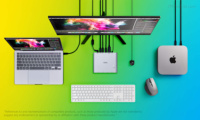 ATEN US3311 2-Port 4K DisplayPort USB-C KVM Switch (8K, USB 3.2 / 4.0, Kompatibel dengan Thunderbolt 4)