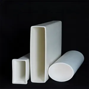 Wadah keramik Alumina untuk aplikasi industri memiliki kekuatan tinggi dan tahan tekanan, sistem pemurni krom