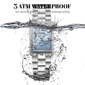 Nuevo Reloj de Cuarzo de Moda para Mujer, de Alta Calidad, Acero Inoxidable, Deportivo Casual, Cronógrafo, Logotipo Personalizado, Ancho de Correa de 20 mm, Cristal - Product Image 4