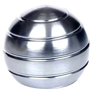 Juguetes para Aliviar el Estrés con Giro de Dedos, Bola de Metal Giratoria con Ilusión Óptica - Product Image 2