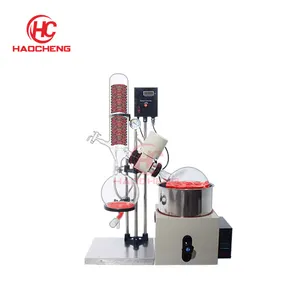 Haocheng 5l Mini Essential Oil Extraction Manual Lift Rotary Evaporator
