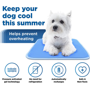 Dog <b>Cooling</b> Mat <b>Pad</b> for Kennels, Crates and Beds, Non-Toxic, Durable Solid Self <b>Cooling</b> Gel Material No Refrigeration - Product Image 2