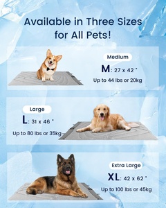 Hot Selling Summer Cooling Hunde-und Katzen matte mit Hitzschlag-Präventions kleidung Solid Pattern Pet Ice Mat - Product Image 6