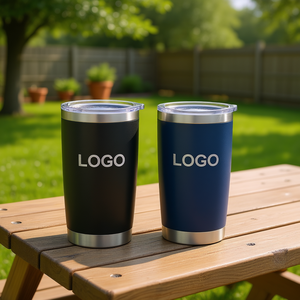 Oem Odm Stainless Steel Vacuum Insulated Tumbler 20oz Double Wall Travel Mug With Led Temperature Display Leak Proof - Product Image 2