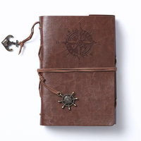 Offre spéciale carnet de voyage A5 A6 vente en gros carnet de notes vintage en cuir avec logo personnalisé