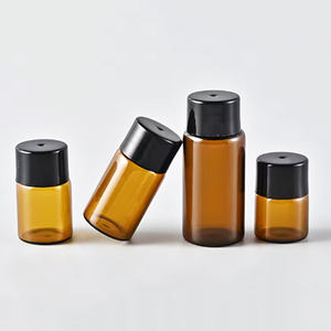 Botella de Vidrio de 1 2 3 4 5 ml para Muestras de Esencias, Botella de Aceite Esencial Color Té - Product Image 3