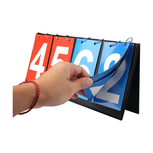 Tableau de bord à 4 chiffres en gros, <span class=keywords><strong>flipper</strong></span> de score portable de table pour le <span class=keywords><strong>football</strong></span>, tableau de bord portable - Product Image 4