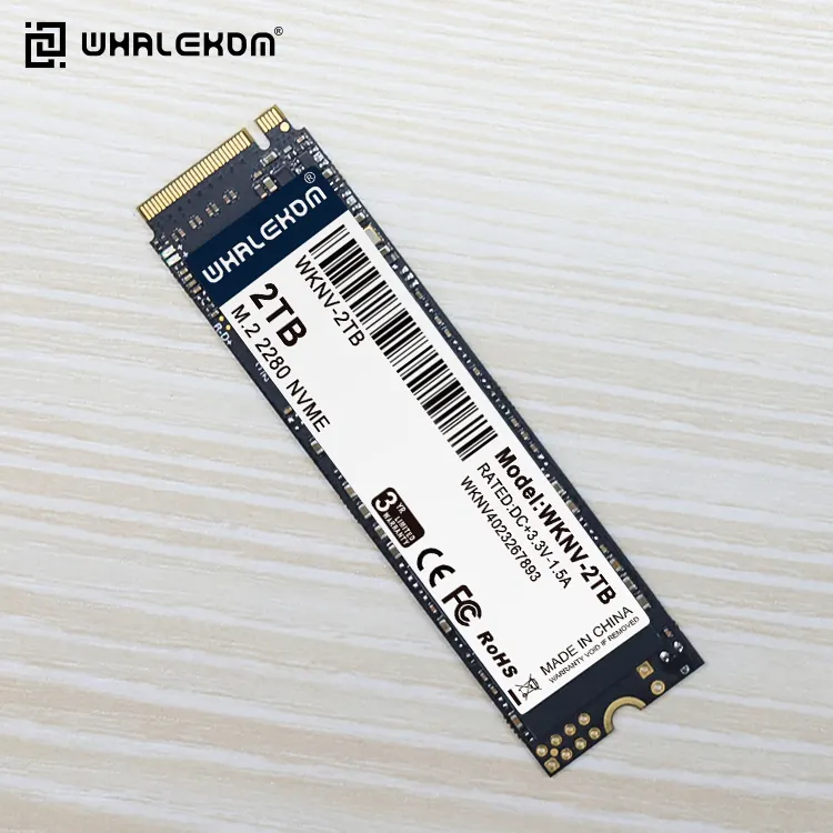 WHALEKOM M.2 NVMe SSD 128GB 256GB 512GB 1TB 2TB 내부 솔리드 스테이트 하드 드라이브 2280
