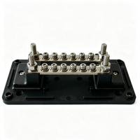 Barre omnibus 150A robuste, bloc de distribution d'énergie, module de boîtier de barre omnibus, borne de connexion M4 M6 pour voiture, camping-car, bateau