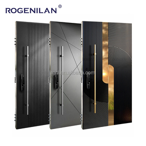 Rogenilan Moderne Métal Pivot <span class=keywords><strong>Entrée</strong></span> <span class=keywords><strong>Porte</strong></span> Principale Maison Extérieur Fonte <span class=keywords><strong>D</strong></span>'aluminium <span class=keywords><strong>Sécurité</strong></span> Swing Portes <span class=keywords><strong>D</strong></span>'<span class=keywords><strong>entrée</strong></span> Avant - Product Image 3