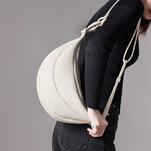 Gionar — <span class=keywords><strong>sac</strong></span> à bandoulière en <span class=keywords><strong>cuir</strong></span> blanc, marque privée, mode d'usine, Mini <span class=keywords><strong>banane</strong></span>, pour femmes - Product Image 5