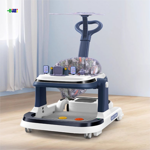 Marche-bébé électrique multifonctionnel, chariot d'activités pour tout-petits en plastique, jouet pour enfants, chariot à pousser pour bébé - Product Image 1