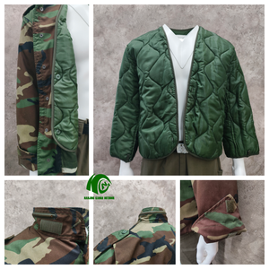 Veste imperméable M65 avec doublure amovible et plusieurs poches, veste tactique chaude camouflage coupe-vent pour le camping et la randonnée en hiver - Product Image 5