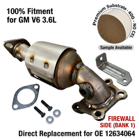 Convertisseur catalytique latéral pour GMC Terrain, Chevy Equinox, Cadillac SRX 3.0L 3.6L V6 2010-2017, référence OE 12634064 12662309, Banque 1