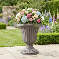 Pots de fleurs et urnes de luxe classiques pour l'intérieur et l'extérieur, grands pots de jardin pour plantes