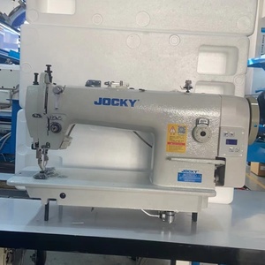 Machine à coudre industrielle informatisée à une aiguille JOCKY JK0303DD avec pied entraîneur pour cuir robuste - Product Image 3