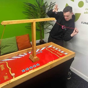 Throw and Catch <b>Game</b> Interactive Tabletop Ring Throw and Hang <b>Hook</b> for Adults and Children's Drinking Table for Carnival Rentals - Product Image 1