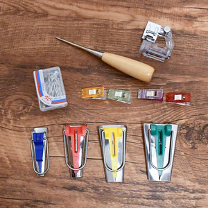 Diy Costura <span class=keywords><strong>Patchwork</strong></span> Herramienta Tela Bias Encuadernación Cinta Maker <span class=keywords><strong>Kit</strong></span> Acolchado Máquina DE COSER eléctrica Accesorios - Product Image 3