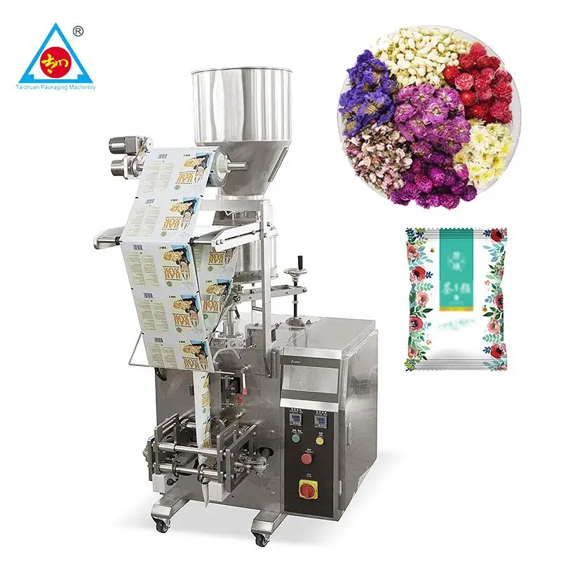 Máquina de embalagem por atacado vertical de alta velocidade para chá de frutas secas chinesas e flores