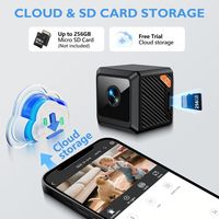 Mini Cámara WiFi 1080P HD Inalámbrica con Monitor Remoto, Visión Nocturna, Seguridad para el Hogar, Cámara de Tamaño Pequeño