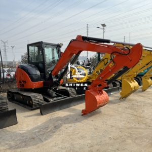 Mini-excavatrice ZX55 d'occasion de haute qualité provenant du Japon avec moteur Hitachi Garantie d'un an Moteur inclus - Product Image 5
