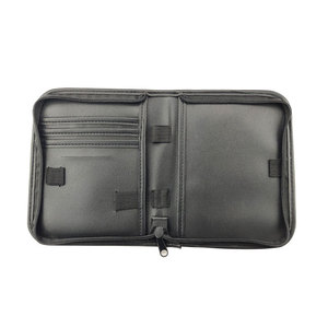 Pu <b>Document</b> Holder Rectangle Zipper Closure Solid Color Office Organizer Passport <b>Wallet</b> Multipurpose Storage Bag - Product Image 3