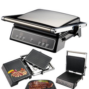 Griglia grande con padella rimovibile con touch screen digitale Sandwich maker grill panini senza fumo bbq grill elettrico - Product Image 1
