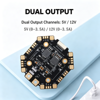 HAKRC 120A 12S 4-en-1 PDB ESC Carte de distribution d'alimentation 4 axes 5V 12V BEC pour drone agricole et industriel de levage lourd