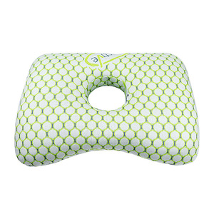Almohada de Fibra de Bambú con Orificio para Dormir de Lado, Diseño de un Solo Orificio, Transpirable, Suave, Alivia la Presión del Oído, para Uso en Salones de Belleza - Product Image 4