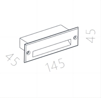 Lampe murale d'intérieur intelligente 3W IP65 Détecteur de mouvement LED Lampe d'escalier pour couloir intérieur mur coin encastré Footlight