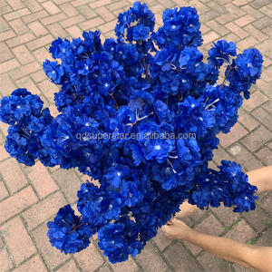 L-656 giá rẻ màu xanh loạt Hoa cưới lối đi hoa màu xanh hoàng gia màu xanh hoa anh đào chi nhánh với nhân tạo - Product Image 3