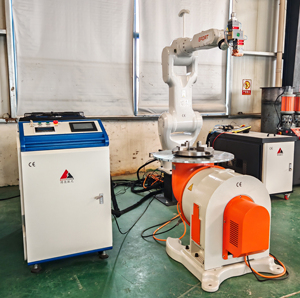 Machine de durcissement laser robotisée industrielle à 6 axes pour le renforcement de la surface des moules en acier des pièces automobiles - Product Image 1
