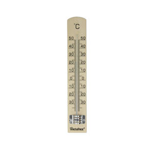 Thermomètre d'intérieur 18 cm en hêtre naturel - Product Image 1