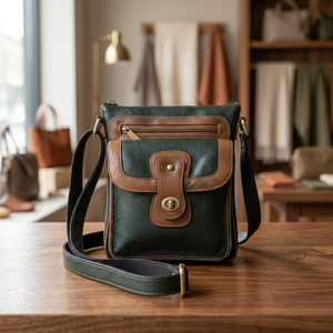 Bolso de Mano Casual de Cuero Genuino para Mujer, Gran Capacidad, Cierre de Cremallera, Impermeable, Ecológico, Suave, Duradero y Ligero - Product Image 5