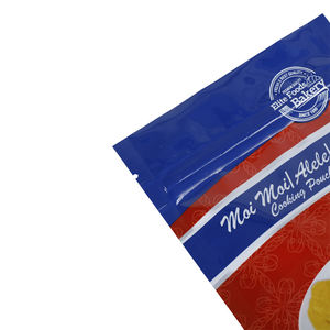 كيس طهي من رقائق الألومنيوم بسحاب مع شعار درجة حرارة عالية للطبخ موي موي - Product Image 6