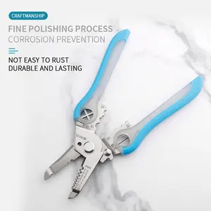 Factory Direct Sales Combination Pliers Hand Tools Non-Slip Rubber Handle Wire Strippers Wire Cutter