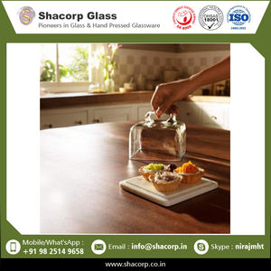 High Quality Custom <b>Glass</b> Dome <b>Cloche</b> Customized Size <b>Glass</b> Cover With Wooden Base at Best Price - Product Image 5