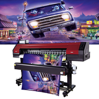 BOSSRON ، WT-1800G/صغيرة 5 فدان/1.6m/1.7m ، طابعة نافثة للحبر ، الطابعة الإيكولوجية المذيبة مع DX5/DX7 رئيس