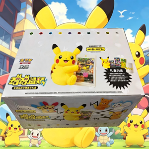 สินค้าขายดีใหม่ PTCG โปเกมอน อาร์ตมาเซ่ คอลเลคชั่น 151 ตุ๊กตาบลายด์บ็อกซ์พร้อมการ์ดกระดาษ อีวีเซา คิวบอน มาโชค โมเดลตุ๊กตาของเล่น - Product Image 1