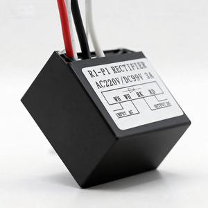 R1-P1 SNXRON 200VAC a 90VDC/99VDC 3A <span class=keywords><strong>Rectificador</strong></span> <span class=keywords><strong>de</strong></span> Diodos <span class=keywords><strong>de</strong></span> Potencia <span class=keywords><strong>de</strong></span> <span class=keywords><strong>Media</strong></span> <span class=keywords><strong>Onda</strong></span> para Freno <span class=keywords><strong>de</strong></span> Motor - Módulo Industrial <span class=keywords><strong>de</strong></span> 4 Hilos con Encapsulado Plástico - Product Image 2