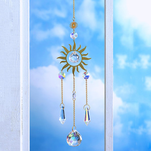 Atrapasoles de Cristal de Alta Calidad al por Mayor, Campanas de Cristal Pulido Estilo Feng Shui, Atrapasoles Colgantes con Temática de Amor - Product Image 5