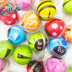 厂家批发水果味软糖糖果50% 果汁含量瓢虫形状EN71认证瓶清真小吃玩吃 - Product Image 2