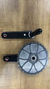 Bicicleta de <span class=keywords><strong>Carretera</strong></span> RED YAK, Plato de Cadena de Fibra de <span class=keywords><strong>Carbono</strong></span>, Disco MS, Plato Simple y Doble, Eje de 29 mm, Medidor de Potencia Ultraligero, <span class=keywords><strong>Bielas</strong></span> de <span class=keywords><strong>Carbono</strong></span> - Product Image 5