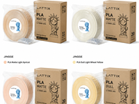 Filament d'imprimante 3D Jingge Matte PLA 1,75 mm 1 kg, couleurs pastel macaron, finition élégante pour Bambu Lab Prusa, projets artistiques