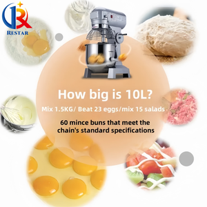 Batidora Planetaria Comercial Multifuncional de Alta Resistencia de 20L para Repostería, Adecuada para Mezclar Masa en Panaderías y Pastelerías - Product Image 5