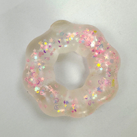 TPR beignet chaud balle anti-stress bracelet de couronne de maltose beignet clair anti-stress pincement Fidget jouet jouet gommeux