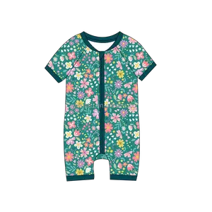 룰루 ODM / OEM 키즈 과일 프린트 대나무 장난 꾸러기 캐주얼 스타일 잠옷 도매 여름