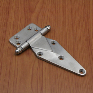 Bisagra para Muebles de Acero Inoxidable, 4 mm de Grosor, Acabado Cepillado, Montaje en Superficie, HT070 3 - Product Image 1